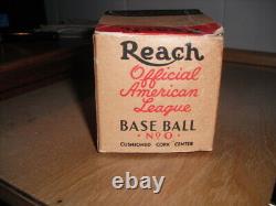 Vintage Reach Official Ball William Harridge American League Canada withbox