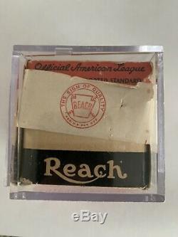 Vintage Reach Official Harridge American League Baseball Unopened In Box