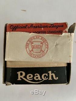 Vintage Reach Official Harridge American League Baseball Unopened In Box