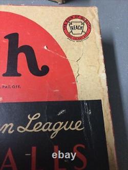 Vintage Reach William Harridge Official American League Baseball Box