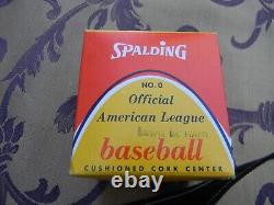 Vintage Spalding OFFICIAL American League Baseball Macphail Pres. 1976 Sealed