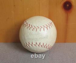 Vintage White Leather Bounder Baseball Official League Ball Red Stitch Japan