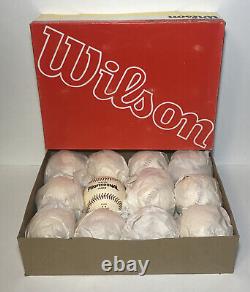 Vintage Wilson Official Baseballs Professional League A1060 One Dozen