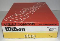 Vintage Wilson Official Baseballs Professional League A1060 One Dozen