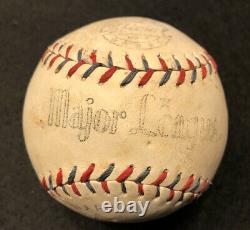 Vtg 1920s 30s Official Major League #951 Baseball Red & Blue Stitch Ball Rare