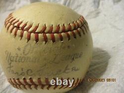 Vtg Ford C Frick (pres 1935-1951) Official National League Spalding Baseball