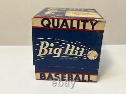 Vtg NOS 1950s Big Hit Official Babe Ruth League Baseball In Box Unopened Rare