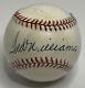 Vtg Ted Williams Signed Autograph Official American League Bobby Brown Baseball