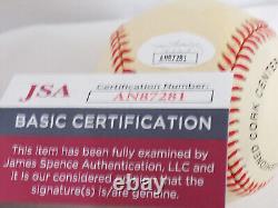 WILLIE McCOVEY SIGNED OFFICIAL MLB NATIONAL LEAGUE BASEBALL HOF GIANTS JSA