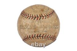 Walter Johnson Single Signed 1921 Official American League Baseball JSA & BAS