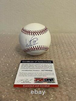 Wander Franco Signed Official Major League Baseball PSA/DNA Authentication Rays