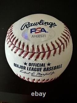 Will Smith Signed Major League Official Baseball Atlanta Braves Final PSA/COA