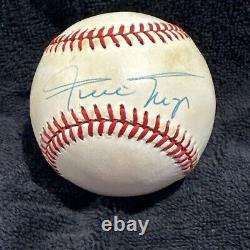 Willie Mays Autographed Giants Official National League Pregame Used Baseball