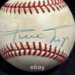 Willie Mays Autographed Giants Official National League Pregame Used Baseball