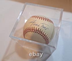 Willie Mays Autographed Official National League Baseball signed & authenticated