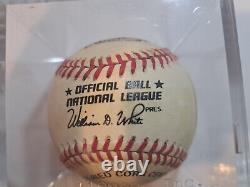 Willie Mays Autographed Official National League Baseball signed & authenticated