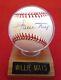 Willie Mays Signed Autographed Official National League Baseball Coa