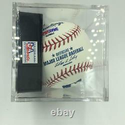 Willie Mays Signed Official Major League Baseball PSA DNA Graded Mint 9