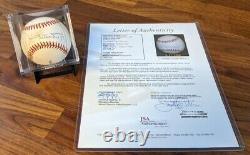 Willie Mays Signed Official National League Baseball withFull JSA COA