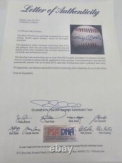 Yankees Mickey Mantle Signed Official American League Baseball Psa/dna