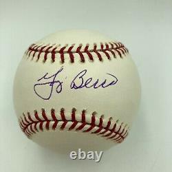 Yogi Berra Signed Autographed Official Major League Baseball JSA COA