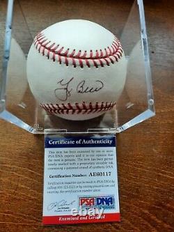 Yogi Berra Signed Official Major League Baseball OMLB Autographed Auto PSA/DNA